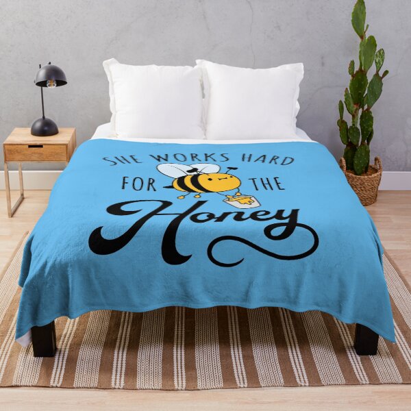 Item preview, Bumble Bee She Works Hard For The Honey Money designed and sold by shirt-o-mat.