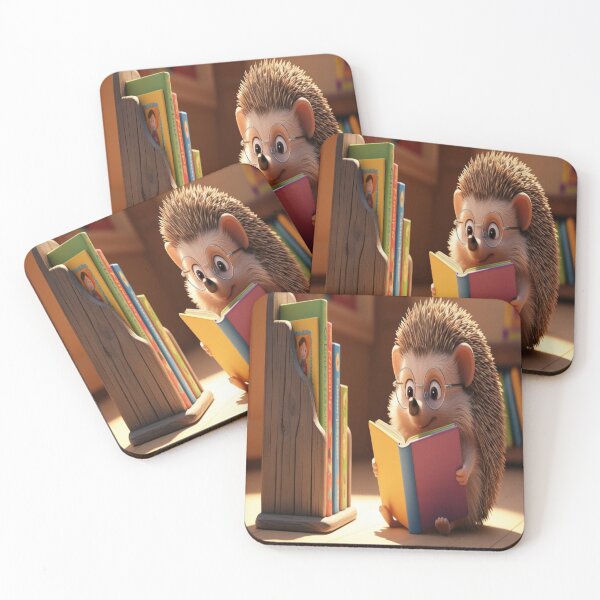 Item preview, Cute Hedgehog Reading  designed and sold by AbleDesignz622.