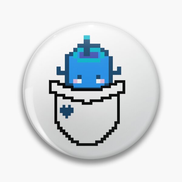 Item preview, Blue Junimo Pocket Buddy! designed and sold by SgtStoopy.