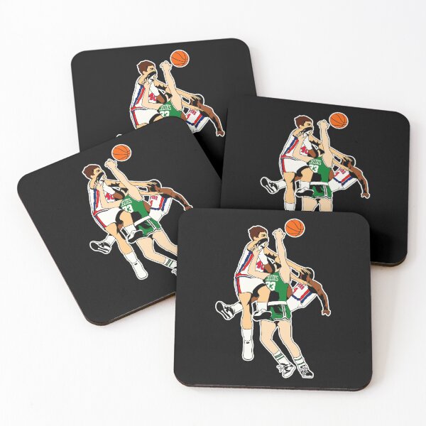 Item preview, Laimbeer Vs Bird Battle designed and sold by darklordpug.
