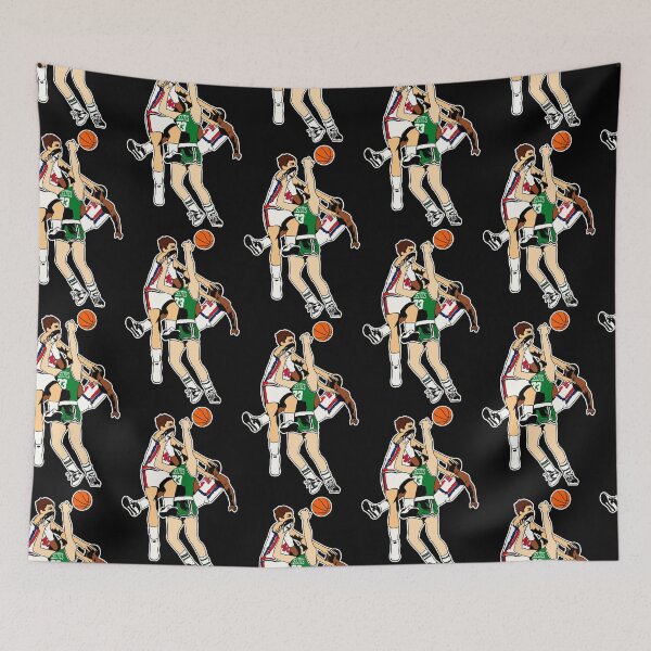 Item preview, Laimbeer Vs Bird Battle designed and sold by darklordpug.