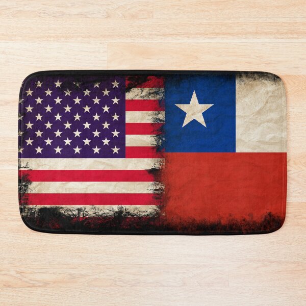 Item preview, US Flag and Chile Flag Pride Wear Design designed and sold by LovelyHappyGift.
