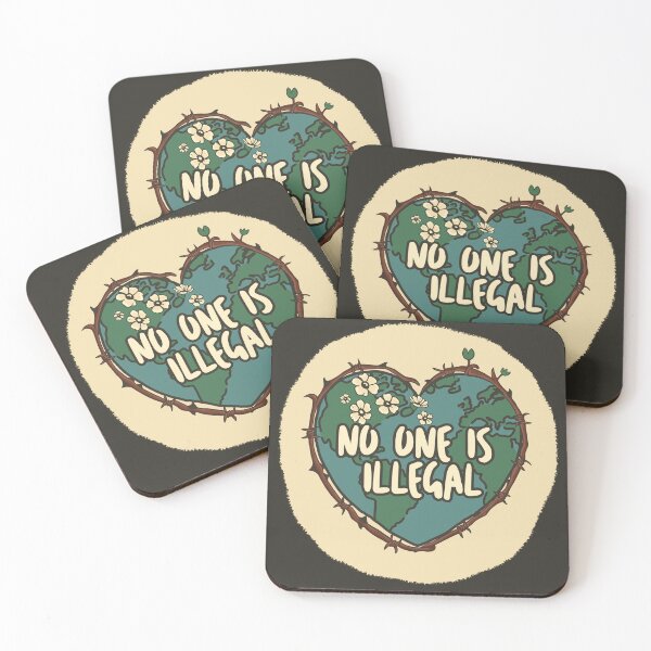 Item preview, NO ONE IS ILLEGAL designed and sold by Crashypops.