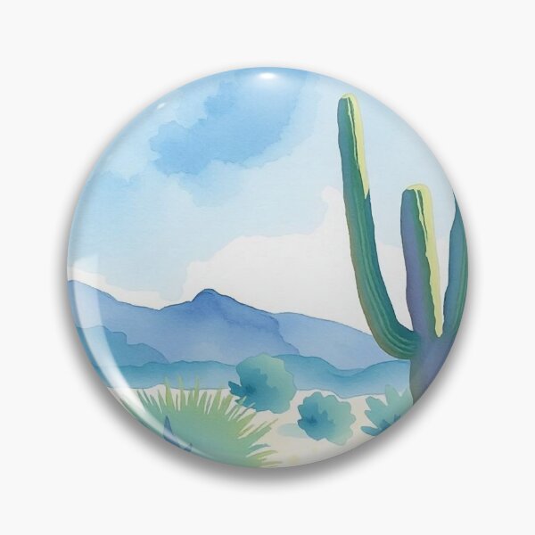 Item preview, Calm Desert Cactus Vista designed and sold by ChrisButler.