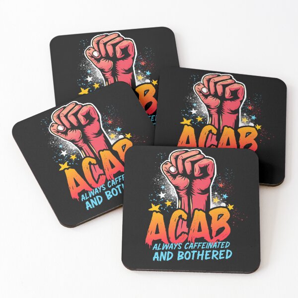 Artikelvorschau, ACAB: IMMER KOFFEINHALTIG UND BELÄSTIGT entworfen und verkauft von Crashypops.