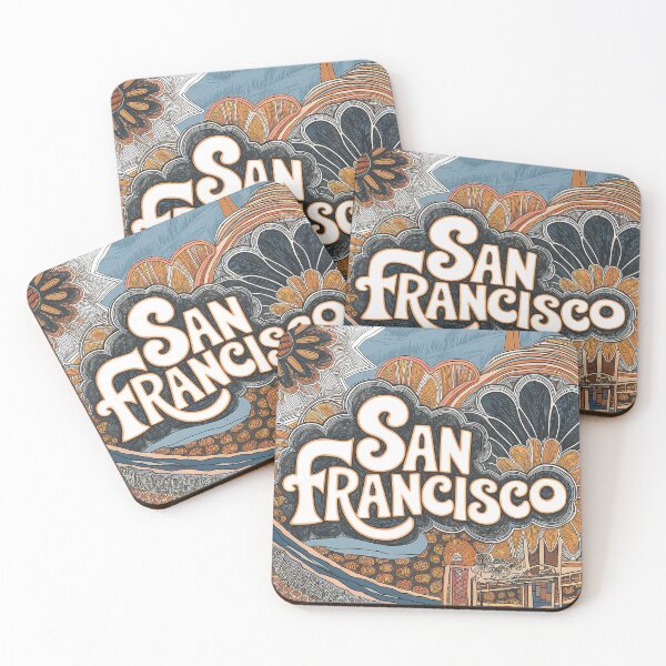 Item preview, San Francisco Whimsical City Life Abstract Vintage Zentangle Art designed and sold by Witty Shirts.