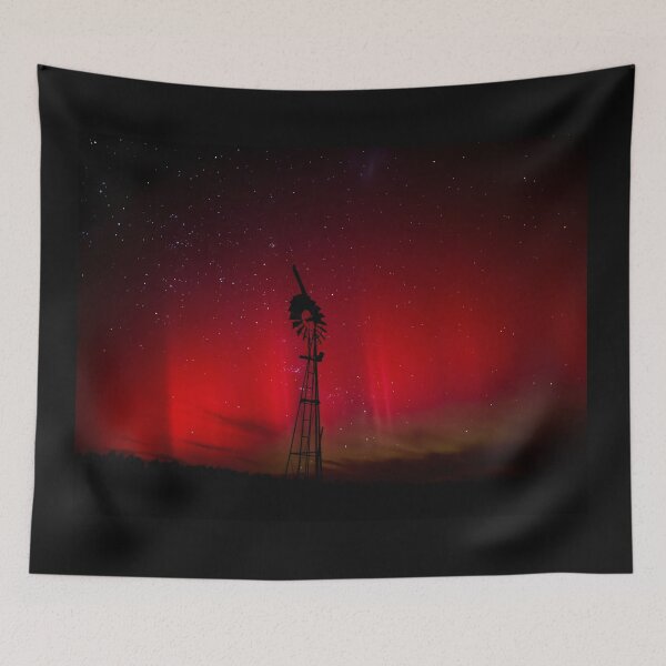 Item preview, Southern Aurora Red Green Delight Busselton Western Australia designed and sold by Rainbow Farm Photography.