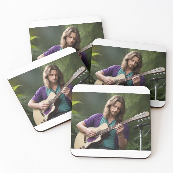 Item preview, Man Playing Guitar In Nature designed and sold by highplacidity.