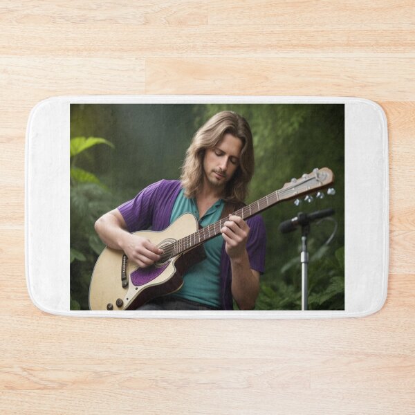 Item preview, Man Playing Guitar In Nature designed and sold by highplacidity.