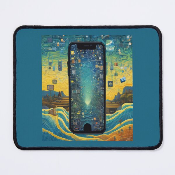 Item preview, "Digital Odyssey: iPhone Transcending Realms" designed and sold by Artisticanvas.