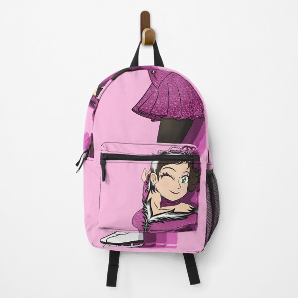 Item preview, A Female Figure Skater with Pink Background designed and sold by KiyaSketches.
