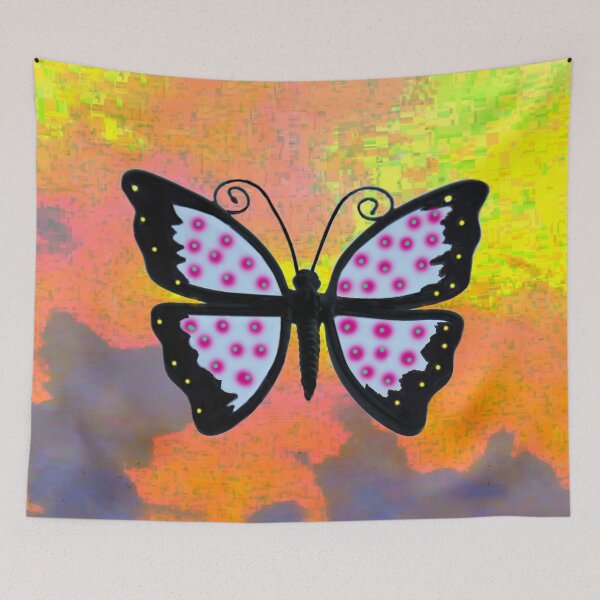 Item preview, Butterfly in a Sunrise Sky on Planet Zorg designed and sold by heatherfriedman.