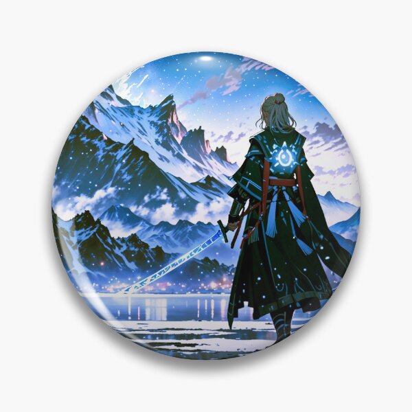 Item preview, The Lone Samurai in the Mountains designed and sold by MaiquinhoSilva.