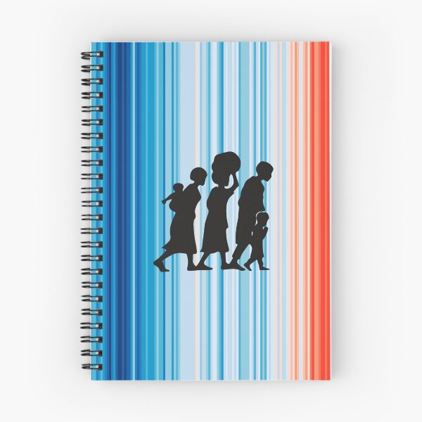 Item preview, Climate Change Stripes - Refugees designed and sold by Frank J. Art.