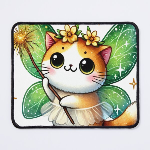 Item preview, Fairy Cat, Angel Wings Fairy Cat designed and sold by yunamaliskova.