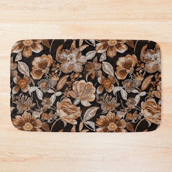 Item preview, Beige Moody Floral Sequins Maximalist Aesthetic Pattern designed and sold by Creative Brat Design Studio.