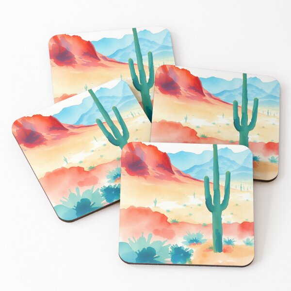 Item preview, Vibrant Desert Cactus Vista designed and sold by ChrisButler.