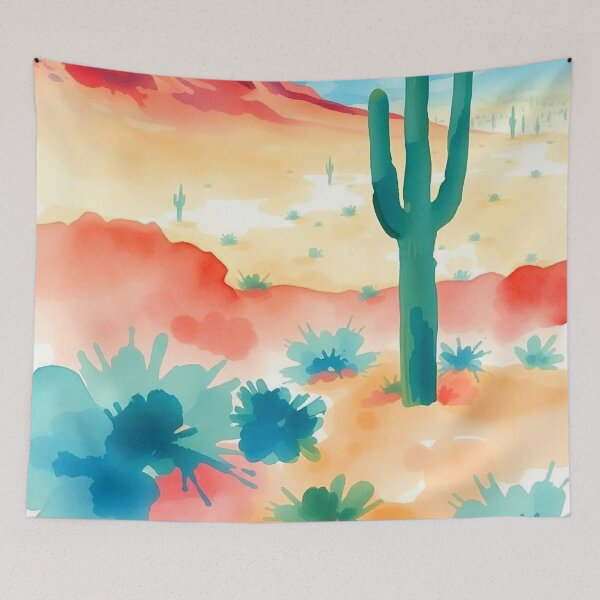 Item preview, Vibrant Desert Cactus Vista designed and sold by ChrisButler.