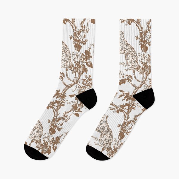Aperçu de l'œuvre Motif floral esthétique en toile de guépard beige créée et vendue par Creative Brat Design Studio.