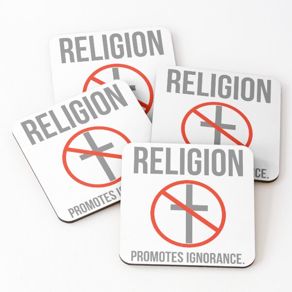 Item preview, Religion promotes ignorance  designed and sold by Rachel the Artist .