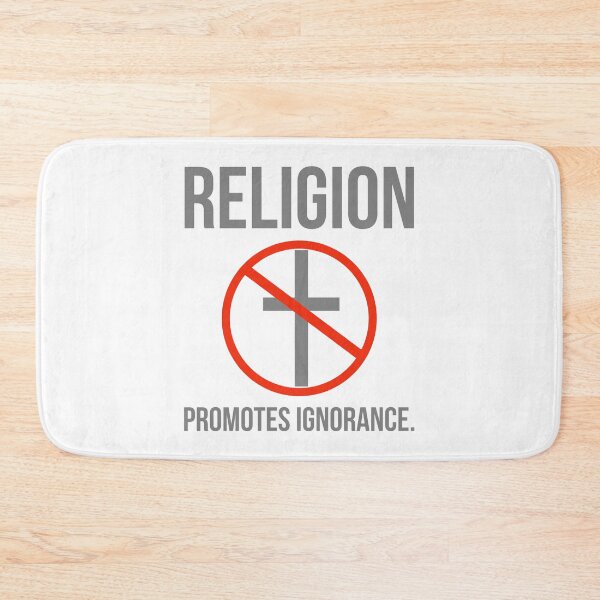 Item preview, Religion promotes ignorance  designed and sold by Rachel the Artist .