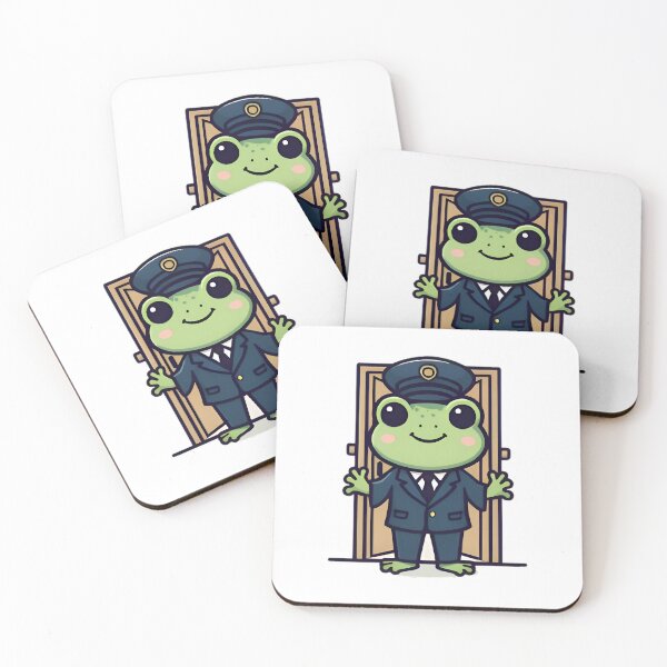 Item preview, A Cute Doorman Frog designed and sold by DWorriBHappi.