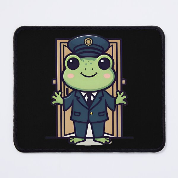 Item preview, A Cute Doorman Frog designed and sold by DWorriBHappi.