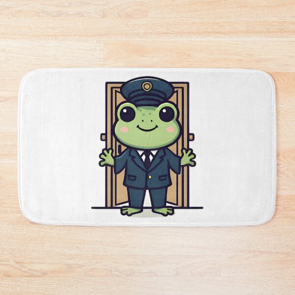 Item preview, A Cute Doorman Frog designed and sold by DWorriBHappi.
