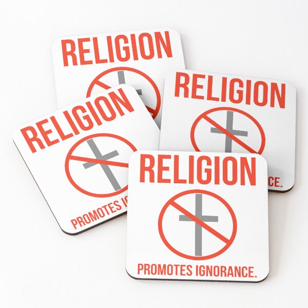Item preview, Religion promotes ignorance  designed and sold by Rachel the Artist .