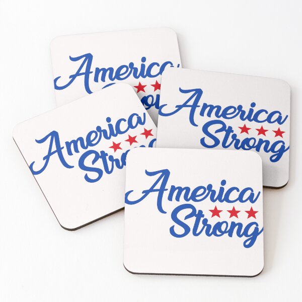 Item preview, America Strong-3 Red Stars designed and sold by cornwoman1.