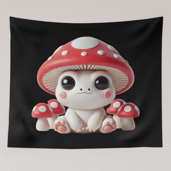 Item preview, Frog and Fungi: Forest Frog and Mushroom Magic designed and sold by jglobal360.