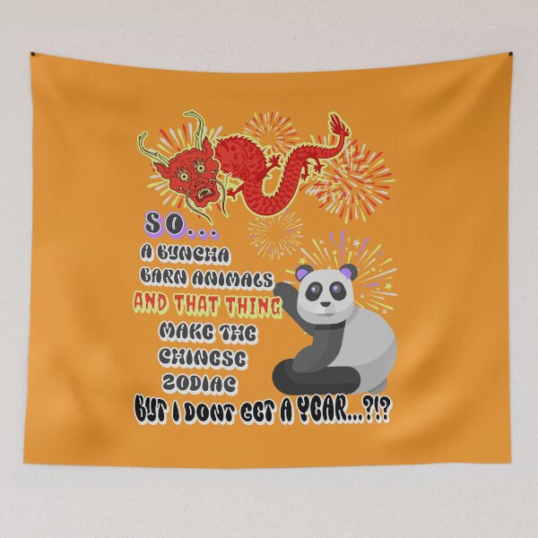 Item preview, WHY NO YEAR OF THE PANDA IN THE CHINESE ZODIAC? designed and sold by FREEKNSTEIN.