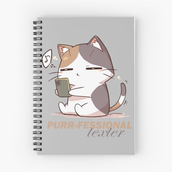 Item preview, Purrfessional Texter Cat  designed and sold by SwedePotato.