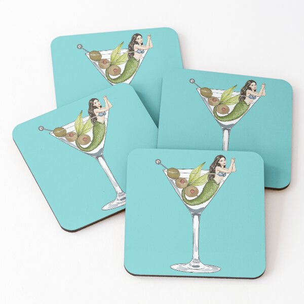 Item preview, Acuarela de martini de sirena designed and sold by Magnolia Valley Art.
