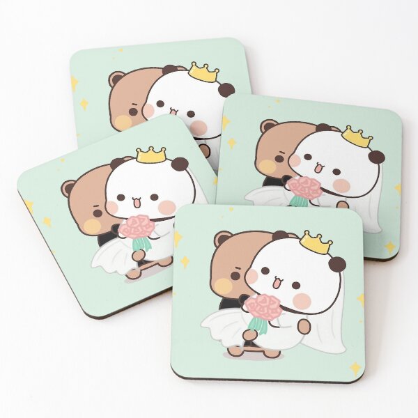 Item preview, Bubu Groom And Dudu Bride Are Getting Married designed and sold by PandaBearShop.