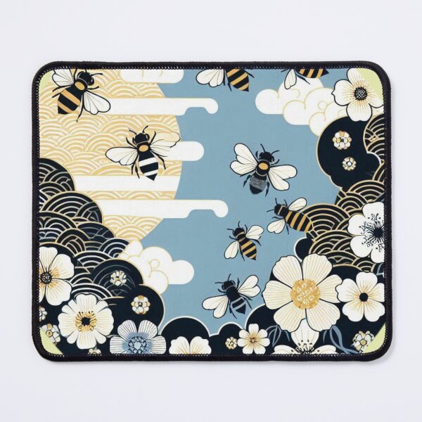 Item preview, Zen Bees in a Japanese Garden designed and sold by figandroseco.