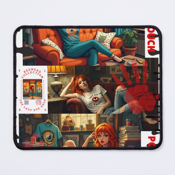 Item preview, 2025 REDHEAD Couch Potato COLLAGE DESIGN designed and sold by THELAZYEYESHOP.