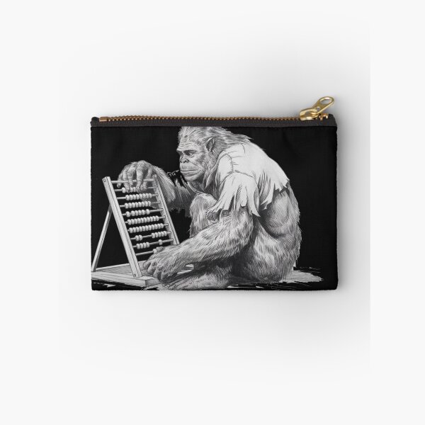 Item preview, Legendary Math Skills Funny Sasquatch with Abacus White Font designed and sold by Sqwak.