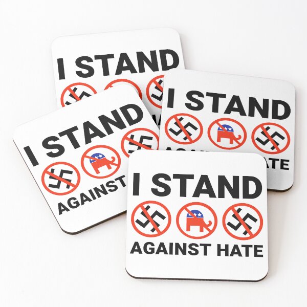 Item preview, I stand against hate  designed and sold by Rachel the Artist .