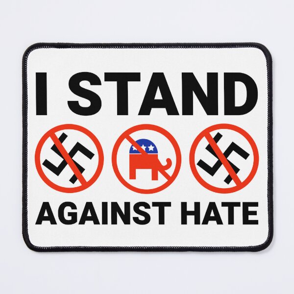 Item preview, I stand against hate  designed and sold by Rachel the Artist .