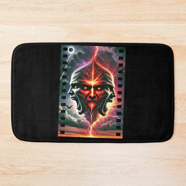 Item preview, Intertwined Demonic Faces with Lightning - Dark Fantasy Art designed and sold by Hungry-Murphy.