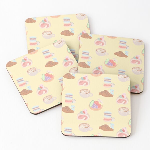 Item preview, Fluffy Kawaii Sweet Treats in Yellow designed and sold by CriaCreative.