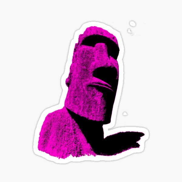 Item preview, Pink Moai designed and sold by Armadilloboots.