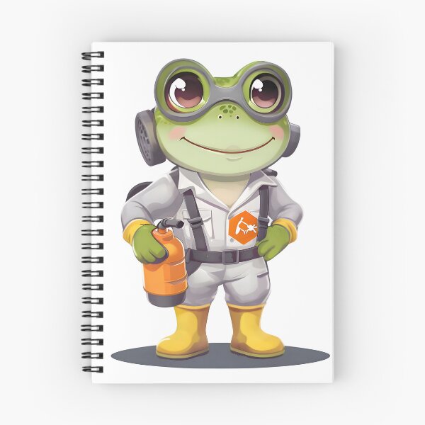 Item preview, A Cute Exterminator Frog designed and sold by DWorriBHappi.