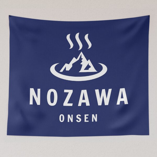 Item preview, Nozawaonsen Ski Resort 02 - White, Japan Nagano Nozawa Onsen | Hakuba Niseko Hokkaido Shiga Kogen Snowboard Snowboarding Japow designed and sold by PawaPotto.