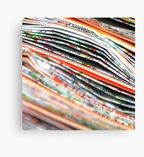 mapping the abstract Canvas Print