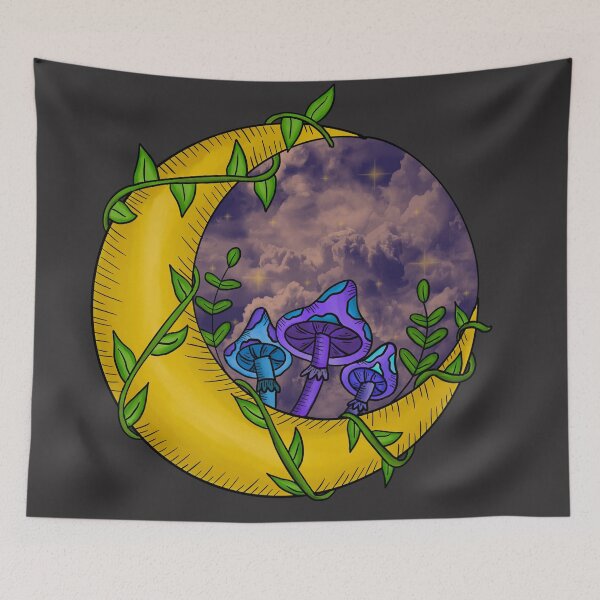 Item preview, Witchy Mushroom nature design designed and sold by WrensDgtDesigns.