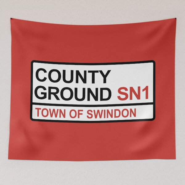 Item preview, Swindon Town County Ground Iconic Street Sign designed and sold by DelfDesign.