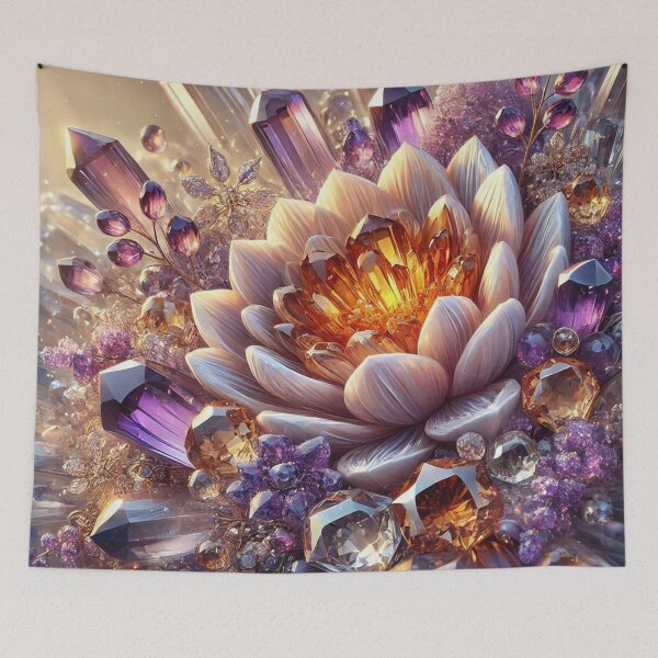 Item preview, Enchanting Fantasy Gemstone Art: Aquamarine, Sapphire, Emerald,  designed and sold by ZulryLifestyles.