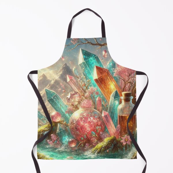 Item preview, Enchanting Fantasy Gemstone Art: Aquamarine, Sapphire, Emerald, designed and sold by ZulryLifestyles.